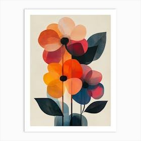 Flowers In A Vase 100 Art Print