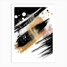 Abstract Brush Strokes 23 Art Print