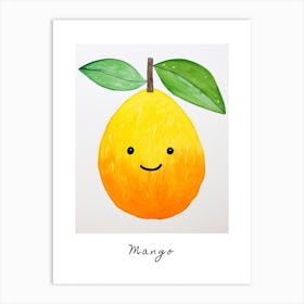 Friendly Kids Mango 1 Poster Art Print