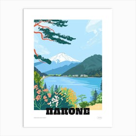 Hakone Japan 1 Colourful Travel Poster Art Print