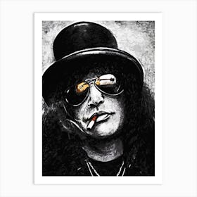 Slash - Guns N' Roses music band Art Print