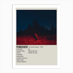 Punisher By Phoebe Bridgers • 2020 Poster 1 Art Print