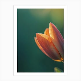 Tulip.Generated AI. Wall Art Print Art Print