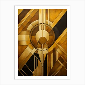 Dynamic Geoemtric Shapes 1 Art Print