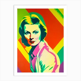 Greta Garbo Colourful Pop Movies Art Movies Art Print