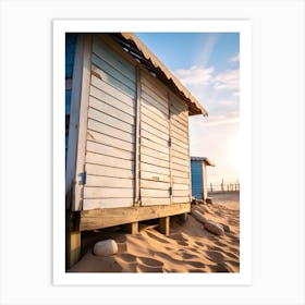 Beach Hut 1 Art Print