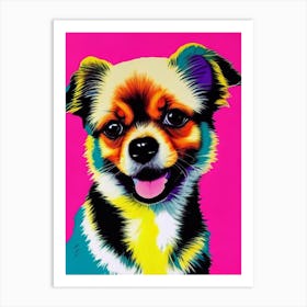 Pomeranian Andy Warhol Style Dog Art Print