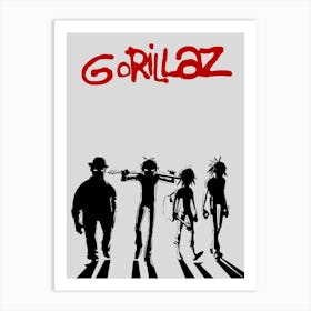Gorillaz band music 4 Art Print