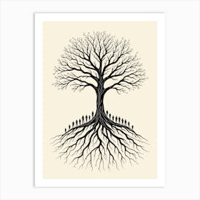 Roots Of Connection Art Print