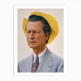 Chris Cooper Retro Collage Movies Art Print