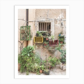 House With Plants 1 Art Print