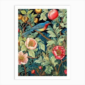 Bird In A Pear Tree Art Print