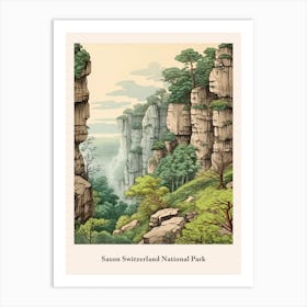 Saxon Switzerland National Park Art Print