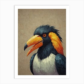 Hornbill Art Print