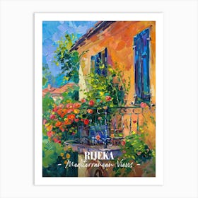 Mediterranean Views Rijeka 4 Art Print