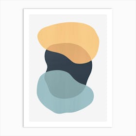 Colorful abstract shapes 10 Art Print