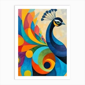 Peacock Art Print