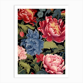 Peonies 100 Art Print