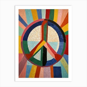 Peace Sign Art Print