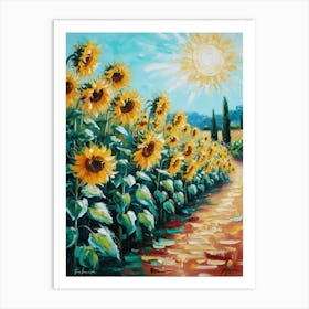 Sunflowers 7 Art Print