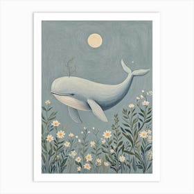 Whale In The Meadow Art Print