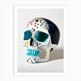 Skull With Terrazzo Patterns 1 Matisse Style Art Print