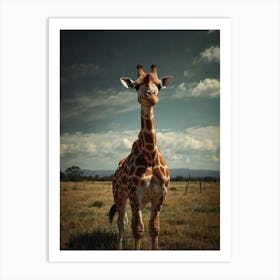 Giraffe 63 Art Print