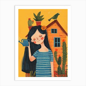 Watering Can Art Print