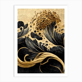 Great Waves Traditional Japanese Art Print