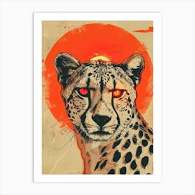 Cheetah 58 Art Print