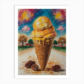 Ice Cream Cone 18 Art Print
