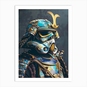 Stormtropper As A Vintagepunk Samurai 16 Art Print