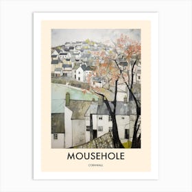 Mousehole (Cornwall) Painting 2 Travel Poster Art Print