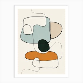 Abstract Line 9 Art Print