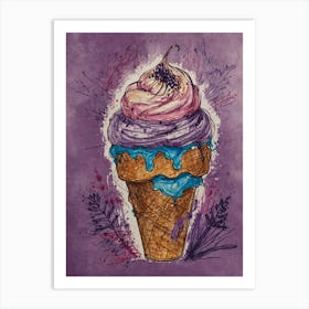 Ice Cream Cone 5 Art Print