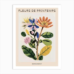 Spring Floral French Poster  Bergamot 2 Art Print