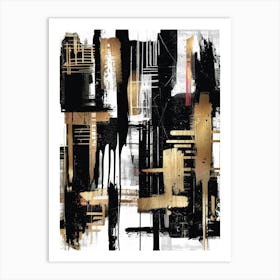 Abstract City Canvas Print 1 Art Print