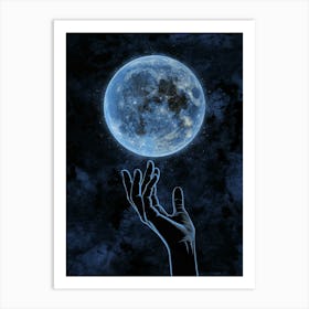 Full Moon Art Print