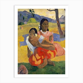 When Will You Marry (1892), Paul Gauguin Art Print
