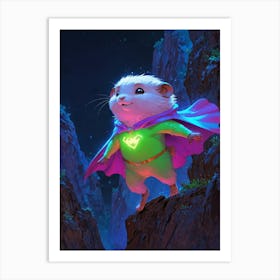 Super Hamster Art Print