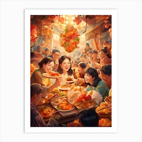 Chinese New Year Celebration 4 Art Print