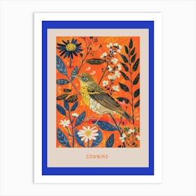 Spring Birds Poster Cowbird 2 Art Print