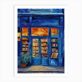 Oslo Book Nook Bookshop 3 Art Print