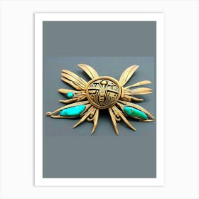 Egyptian scarab jewelry Art Print