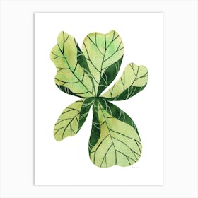 Leaf Flower Art Print
