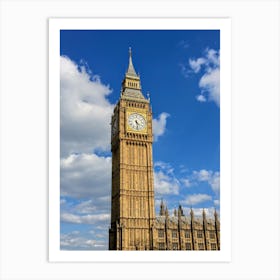 Big Ben And Clouds, London  Art Print