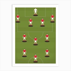 Football Formation Art Print