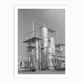 Oil Refinery Equipment,Seminole, Oklahoma By Russell Lee Art Print