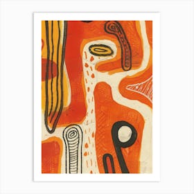 Aboriginal Painting Art Print