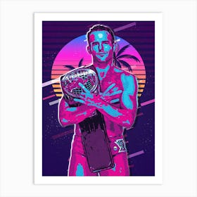 Roderick Strong 80s Retro Art Print